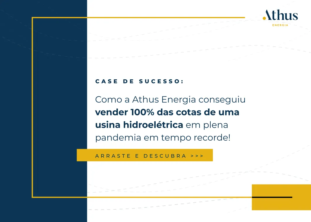 Peça de campanha da Athus Energia
