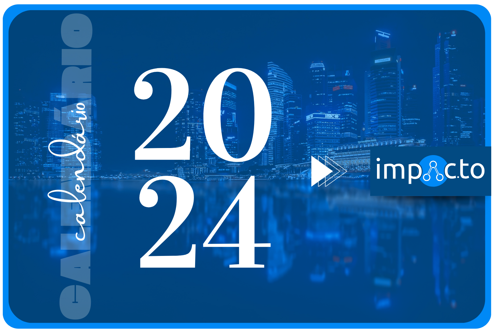 Capa do calendário de datas comemorativas do mercado imobiliário 2024